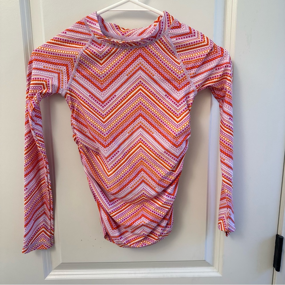 Girls size 8 Tucker + Tate Nordstrom purple rash guard